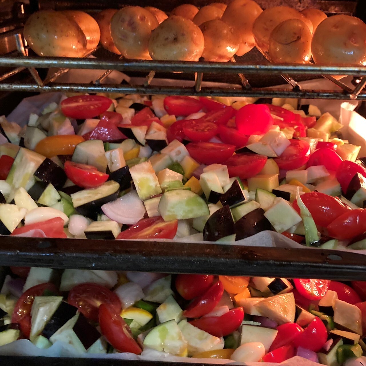 夏野菜のオーブン焼き
