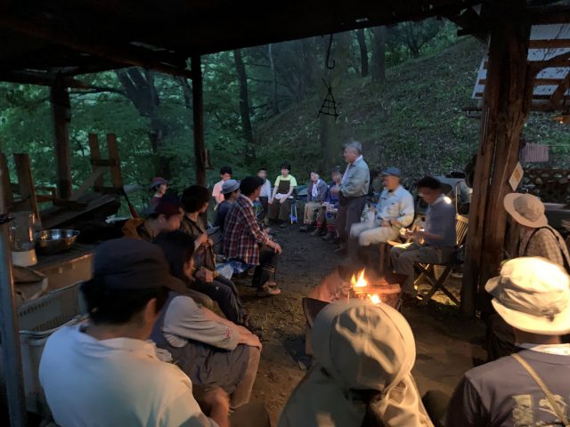 夕食後の交流会