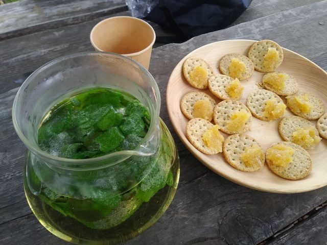 ミントティー＆文旦ジャムクラッカー