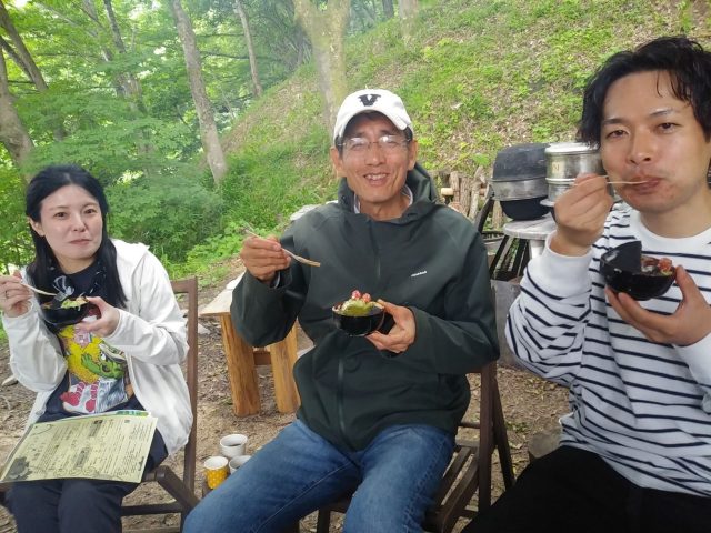 締めくくりの抹茶パフェ