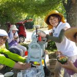 かき氷でホッと一息