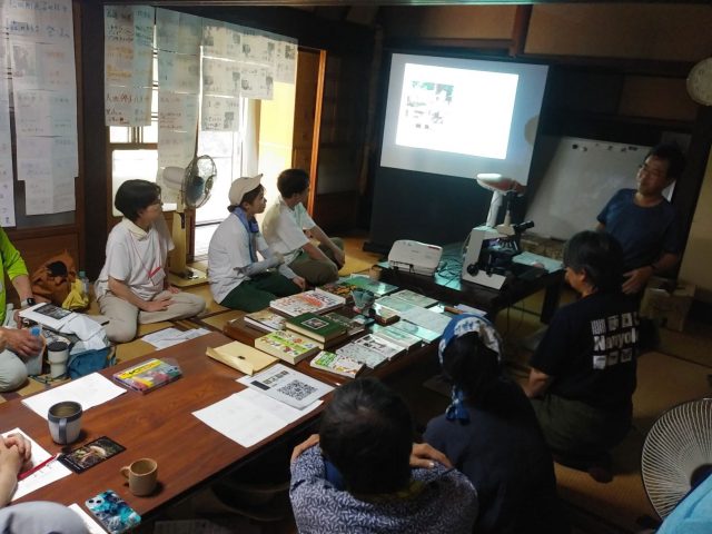 土中生態系の座学