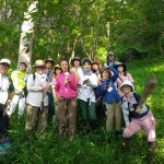 斯波さん山で記念撮影