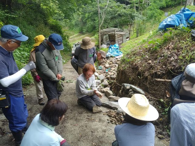 石積みのレクチャー