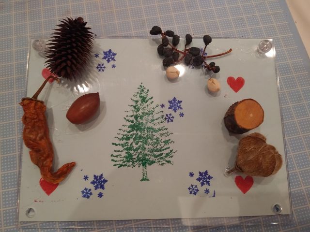 木の実のフォトフレーム