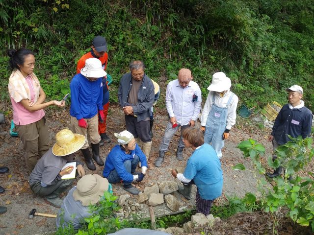 石積みのレクチャー