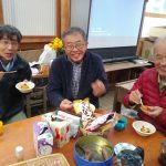雨天日のスキ焼き交流