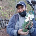 パプアの方もリースづくり