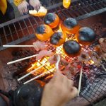 焼きミカン&手作りコンニャク