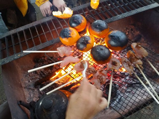焼きミカン＆手作りコンニャク