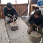 ヒノキ材でお箸づくり