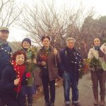 お正月飾りをもって