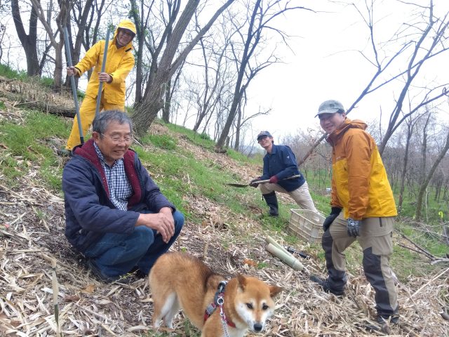 みんなで植樹