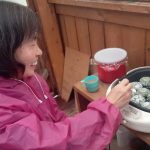 よもぎ餅の差し入れ