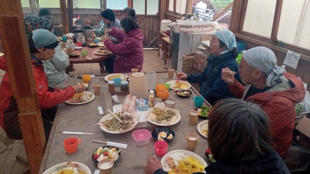 ホッと一息のランチ風景